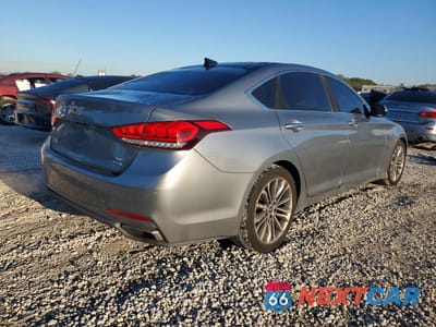 Trzecie zdjęcie samochodu z tyłu: 2017 GENESIS G80 3.8 VIN:KMHGN4JE7HU206336 - miniatura