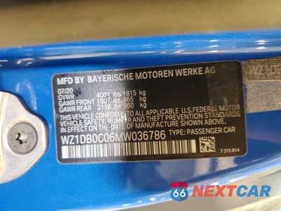 Zdjęcie 12 z 12 samochodu: 2021 TOYOTA GR SUPRA A91 EDITION VIN:WZ1DB0C06MW036786 - miniatura