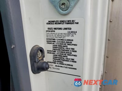 Zdjęcie 13 z 13 samochodu: 2014 ISUZU NPR BOX TRUCK VIN:JALB4W171E7400996 - miniatura