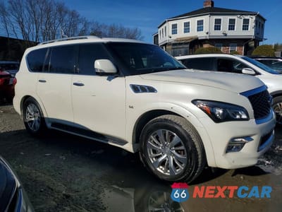 Czwarte zdjęcie samochodu z boku: 2017 INFINITI QX80 BASE VIN:JN8AZ2NE6H9153648 - miniatura