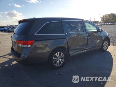 Trzecie zdjęcie samochodu z tyłu: 2015 HONDA ODYSSEY EXL VIN:5FNRL5H66FB041618 - miniatura