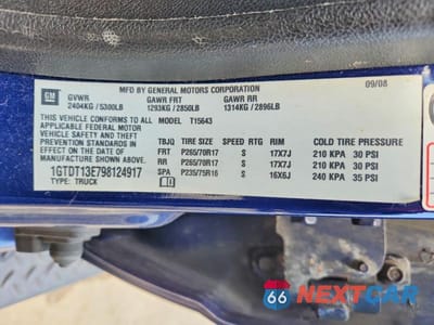 Zdjęcie 12 z 12 samochodu: 2009 GMC CANYON VIN:1GTDT13E798124917 - miniatura