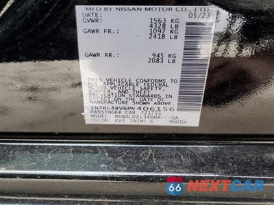 Zdjęcie 12 z 12 samochodu: 2023 NISSAN ALTIMA 2.5 S VIN:1N4BL4BV6PN406156 - miniatura