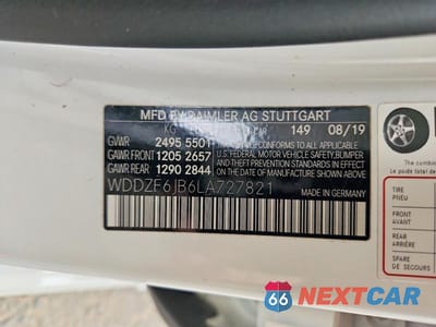 Zdjęcie 12 z 12 samochodu: 2020 MERCEDES-BENZ E 450 4MATIC VIN:WDDZF6JB6LA727821 - miniatura