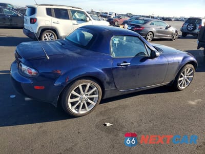 Trzecie zdjęcie samochodu z tyłu: 2008 MAZDA MX-5 MIATA VIN:JM1NC26F680156639 - miniatura