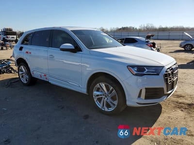 Czwarte zdjęcie samochodu z boku: 2022 AUDI Q7 PREMIUM PLUS VIN:WA1LXBF78ND022024 - miniatura