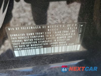 Zdjęcie 12 z 12 samochodu: 2015 VOLKSWAGEN GTI VIN:3VW5T7AU6FM004368 - miniatura