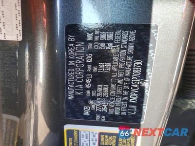 Zdjęcie 13 z 13 samochodu: 2023 KIA SPORTAGE HYBRID EX VIN:KNDPVCAG1P7083730 - miniatura