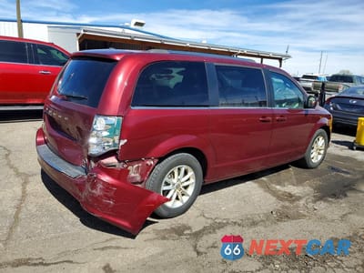 Trzecie zdjęcie samochodu z tyłu: 2019 DODGE GRAND CARAVAN SXT VIN:2C4RDGCG3KR735514 - miniatura