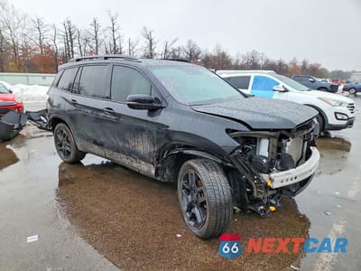 Czwarte zdjęcie samochodu z boku: 2024 HONDA PASSPORT BLACK EDITION VIN:5FNYF8H83RB020431 - miniatura