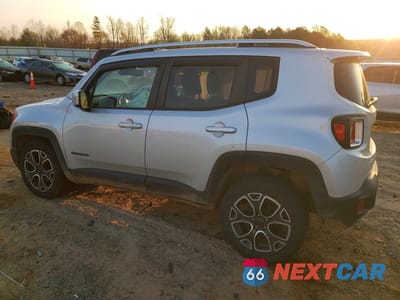 Drugie zdjęcie samochodu z przodu: 2016 JEEP RENEGADE LIMITED VIN:ZACCJBDT8GPC60547 - miniatura