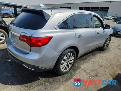 Trzecie zdjęcie samochodu z tyłu: 2016 ACURA MDX TECHNOLOGY VIN:5FRYD3H42GB017621 - miniatura