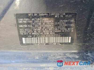 Zdjęcie 12 z 12 samochodu: 2024 SUBARU CROSSTREK PREMIUM VIN:JF2GUADCXR8268955 - miniatura