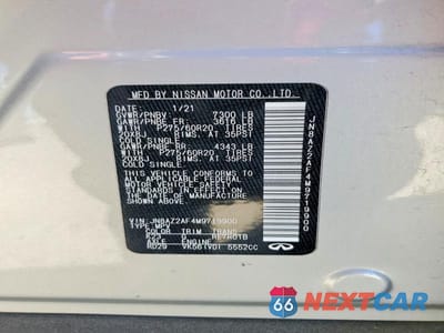 Zdjęcie 12 z 12 samochodu: 2021 INFINITI QX80 LUXE VIN:JN8AZ2AF4M9719900 - miniatura