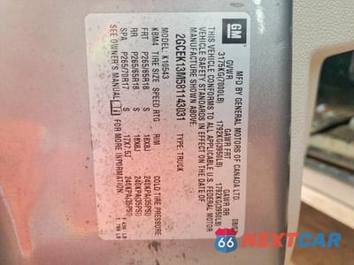Zdjęcie 12 z 12 samochodu: 2008 CHEVROLET SILVERADO K1500 VIN:2GCEK13M581143031 - miniatura