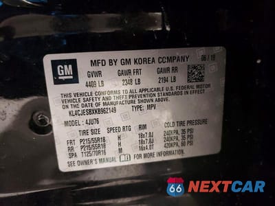 Zdjęcie 12 z 12 samochodu: 2019 BUICK ENCORE PREFERRED VIN:KL4CJESBXKB962149 - miniatura