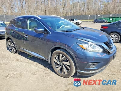 Czwarte zdjęcie samochodu z boku: 2018 NISSAN MURANO PLATINUM VIN:5N1AZ2MH2JN195752 - miniatura