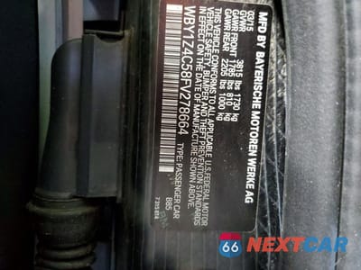 Zdjęcie 12 z 13 samochodu: 2015 BMW I3 REX VIN:WBY1Z4C58FV278664 - miniatura