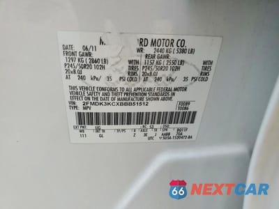 Zdjęcie 13 z 13 samochodu: 2011 FORD EDGE LIMITED VIN:2FMDK3KCXBBB51512 - miniatura