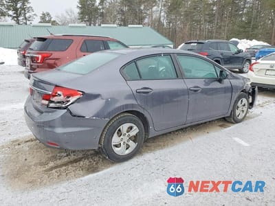 Trzecie zdjęcie samochodu z tyłu: 2014 HONDA CIVIC LX VIN:19XFB2F52EE254178 - miniatura