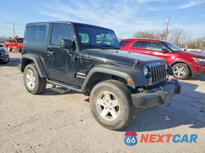 Czwarte zdjęcie samochodu z boku: 2016 JEEP WRANGLER SPORT VIN:1C4AJWAG4GL344181 - miniatura