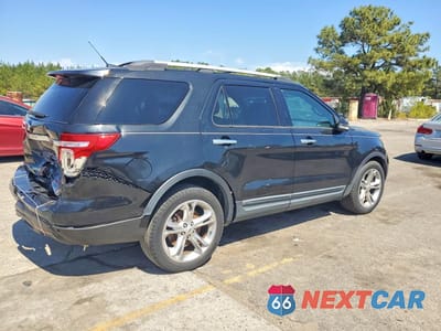 Trzecie zdjęcie samochodu z tyłu: 2015 FORD EXPLORER LIMITED VIN:1FM5K7F81FGB90652 - miniatura