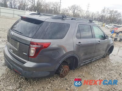 Trzecie zdjęcie samochodu z tyłu: 2015 FORD EXPLORER SPORT VIN:1FM5K8GT3FGA53074 - miniatura