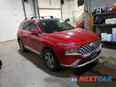 Czwarte zdjęcie samochodu z boku: 2022 HYUNDAI SANTA FE SEL VIN:5NMS34AJ2NH380528 - miniatura