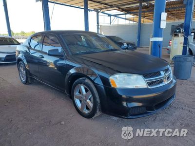 Czwarte zdjęcie samochodu z boku: 2013 DODGE AVENGER SE VIN:1C3CDZAB9DN657642 - miniatura