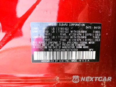 Zdjęcie 12 z 12 samochodu: 2025 SUBARU CROSSTREK LIMITED VIN:4S4GUHM67S3742358 - miniatura