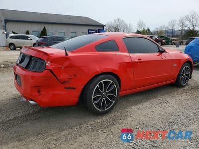Trzecie zdjęcie samochodu z tyłu: 2013 FORD MUSTANG GT VIN:1ZVBP8CF7D5284056 - miniatura