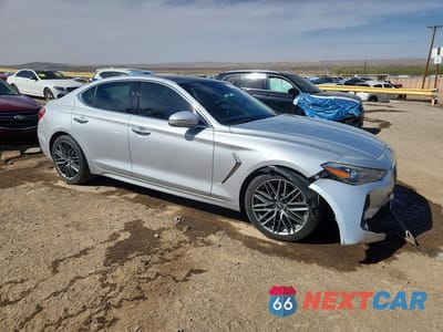 Czwarte zdjęcie samochodu z boku: 2019 GENESIS G70 2.0T ADVANCED VIN:KMTG34LA3KU020970 - miniatura