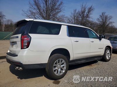 Trzecie zdjęcie samochodu z tyłu: 2024 CHEVROLET SUBURBAN K1500 PREMIER VIN:1GNSKFKD2RR354799 - miniatura