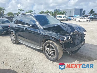 Czwarte zdjęcie samochodu z boku: 2022 MERCEDES-BENZ GLE 350 VIN:4JGFB4JE4NA676552 - miniatura