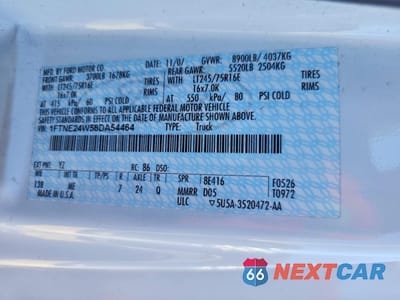 Zdjęcie 13 z 13 samochodu: 2008 FORD E250 UTILITY / SERVICE VAN VIN:1FTNE24W58DA54464 - miniatura