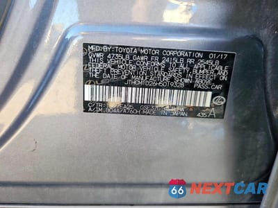 Zdjęcie 12 z 12 samochodu: 2017 LEXUS IS 300 BASE VIN:JTHCM1D26H5019328 - miniatura