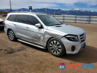 Czwarte zdjęcie samochodu z boku: 2019 MERCEDES-BENZ GLS 450 4MATIC VIN:4JGDF6EE5KB223984 - miniatura