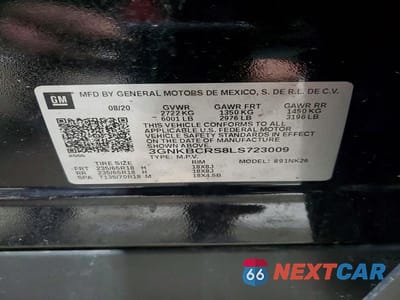 Zdjęcie 13 z 13 samochodu: 2020 CHEVROLET BLAZER 2LT VIN:3GNKBCRS8LS723009 - miniatura