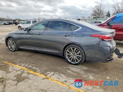 Drugie zdjęcie samochodu z przodu: 2018 GENESIS G80 5.0 ULTIMATE VIN:KMHGN4JF9JU274362 - miniatura