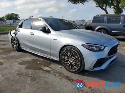 Czwarte zdjęcie samochodu z boku: 2025 MERCEDES-BENZ C 43 AMG VIN:W1KAF8HB2SR271055 - miniatura