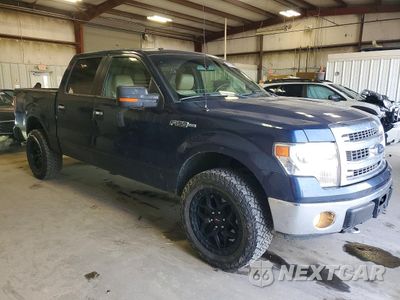 Czwarte zdjęcie samochodu z boku: 2014 FORD F150 SUPERCREW VIN:1FTFW1E62EFA35896 - miniatura