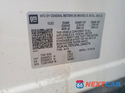 Zdjęcie 13 z 13 samochodu: 2022 GMC TERRAIN SLE VIN:3GKALTEV2NL164074 - miniatura