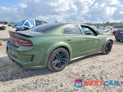 Trzecie zdjęcie samochodu z tyłu: 2021 DODGE CHARGER SCAT PACK VIN:2C3CDXGJ3MH584571 - miniatura