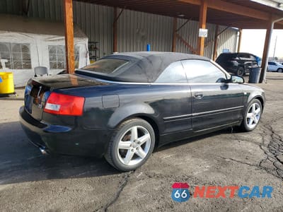 Trzecie zdjęcie samochodu z tyłu: 2005 AUDI A4 QUATTRO CABRIOLET VIN:WAUDT48H35K024389 - miniatura