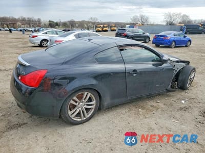Trzecie zdjęcie samochodu z tyłu: 2010 INFINITI G37 COUPE X VIN:JN1CV6EL6AM150387 - miniatura