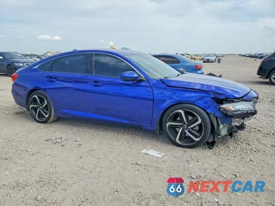 Czwarte zdjęcie samochodu z boku: 2018 HONDA ACCORD SPORT VIN:1HGCV2F32JA008383 - miniatura