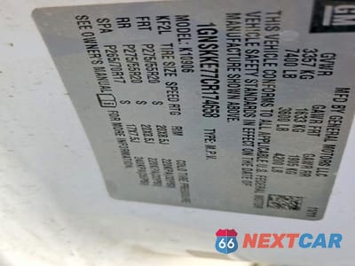 Zdjęcie 13 z 13 samochodu: 2012 CHEVROLET SUBURBAN K1500 LTZ VIN:1GNSKKE77CR174658 - miniatura