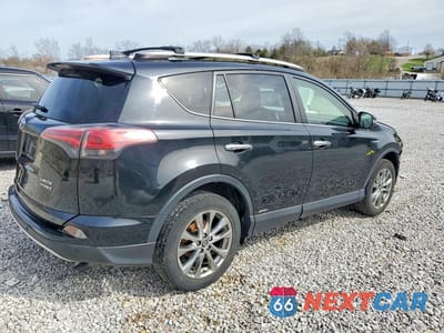 Trzecie zdjęcie samochodu z tyłu: 2016 TOYOTA RAV4 HYBRID LIMITED VIN:JTMDJREV3GD021578 - miniatura
