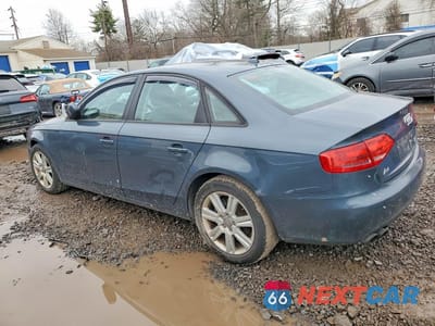 Drugie zdjęcie samochodu z przodu: 2011 AUDI A4 PREMIUM VIN:WAUBFAFL5BA087807 - miniatura