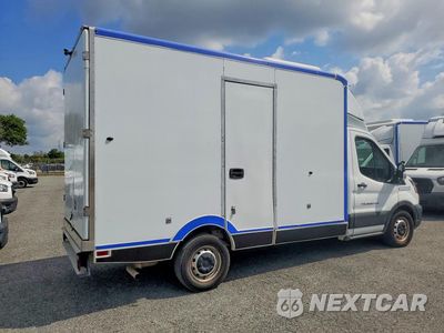 Trzecie zdjęcie samochodu z tyłu: 2020 FORD TRANSIT DELIVERY TRUCK VIN:1FDBW5Z85LKB07482 - miniatura